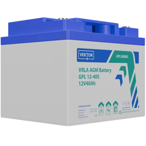 Аккумуляторная батарея VEKTOR BATTERY GPL 12-40S